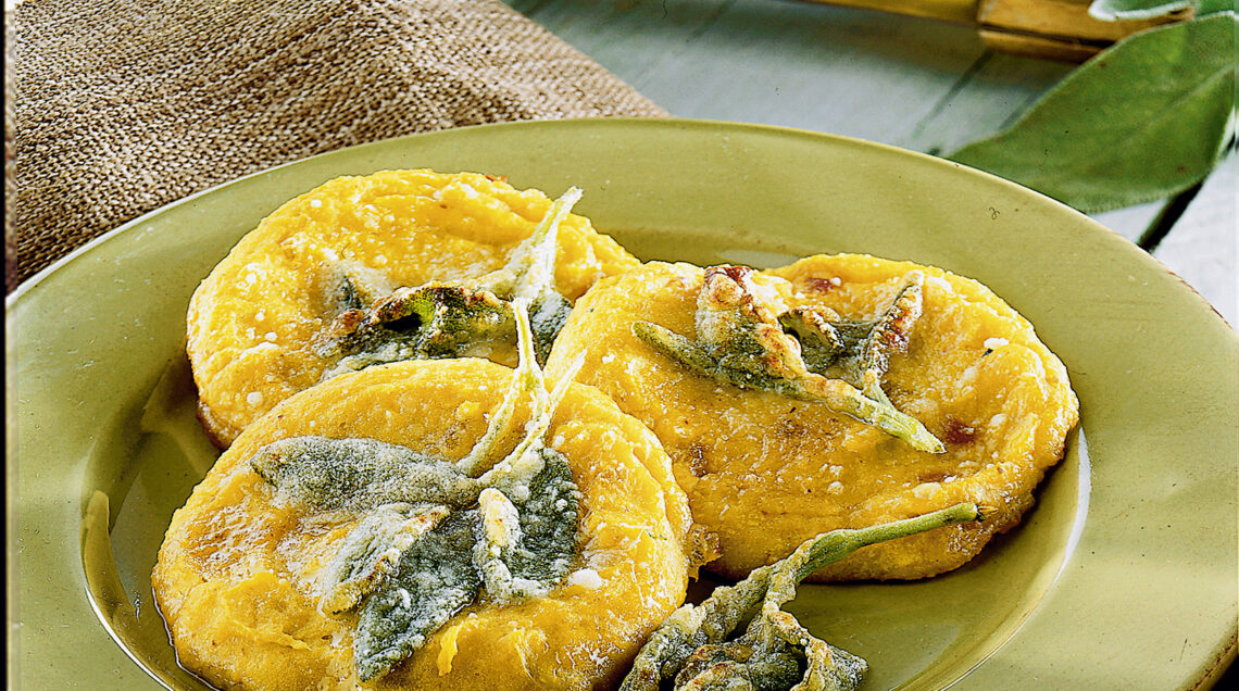 dischetti di zucca alla salvia Sale&Pepe ricetta