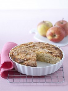 Il dolce gratin di pane e mele