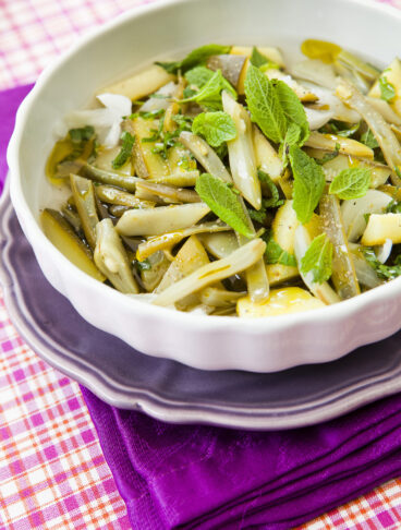 fagiolini-zucchine-e-taccole-in-agrodolce