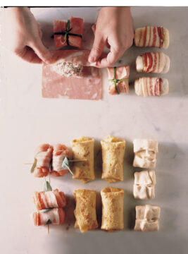 fagottini di crespelle al radicchio Sale&Pepe