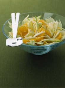 Finocchi con arance, grana e zenzero
