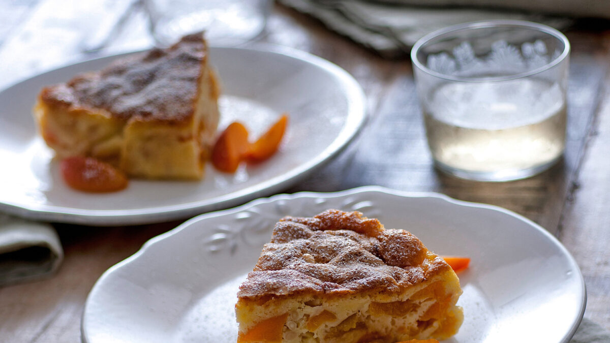 Flan di albicocche alla molisana
