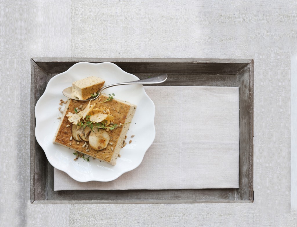 Flan di porcini con cialde di pecorino Sale&Pepe