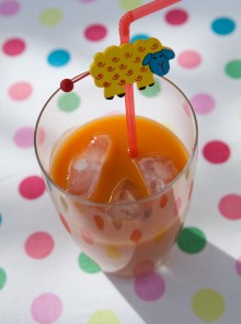 Frullato di pesche e carote