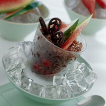 granita di cioccolato alle ciliegie Sale&Pepe ricetta