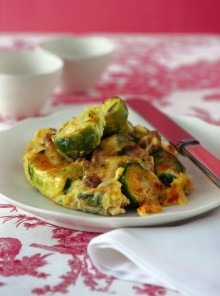 Gratin di cavolini di Bruxelles