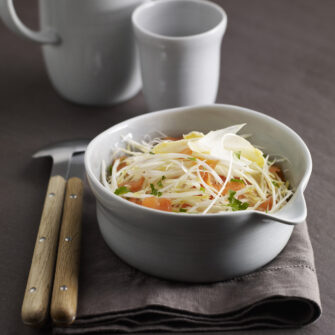 insalata di asparagi bianchi e trota affumicata Sale&Pepe