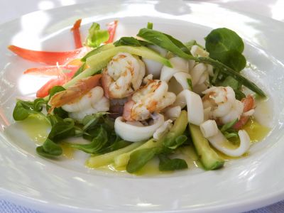 insalata di mare con verdure ricetta
