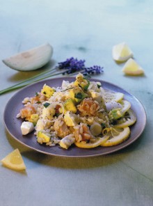 Insalata di riso con mozzarella
