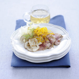 insalata-tiepida-di-tonno-con-porcini-e-finocchi ricetta