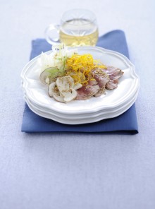 Insalata tiepida di tonno con porcini e finocchi