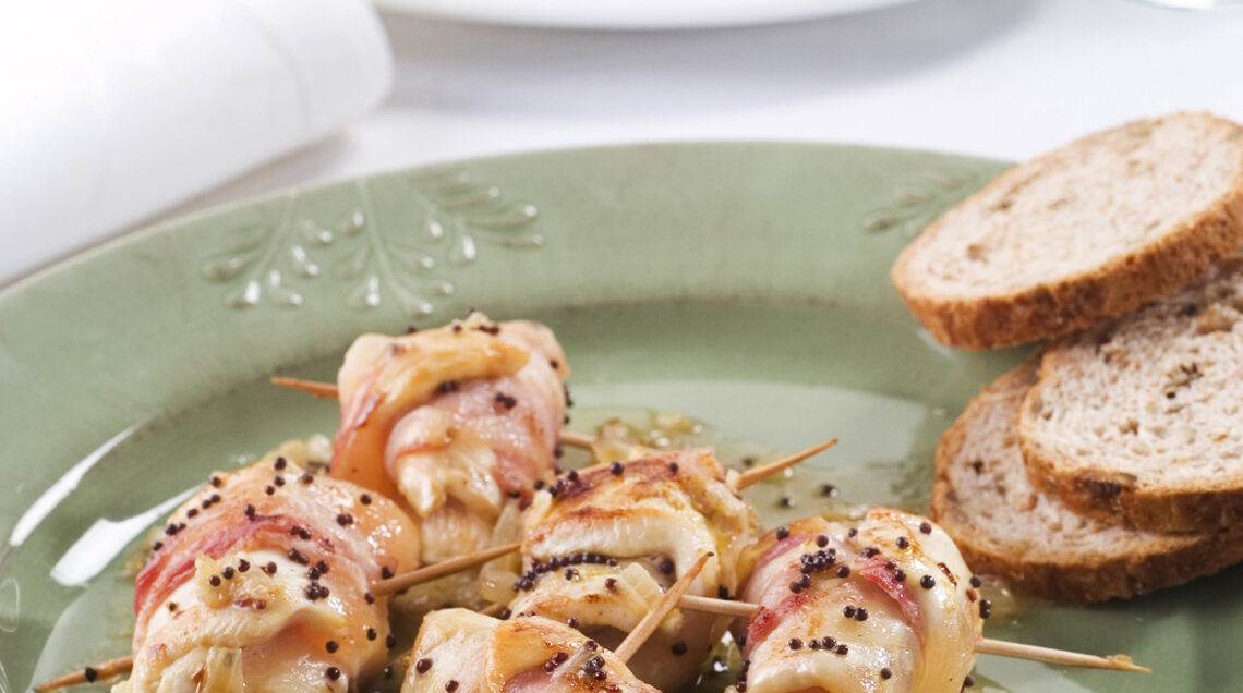 involtini-di-pollo-e-bacon-alla-senape ricetta