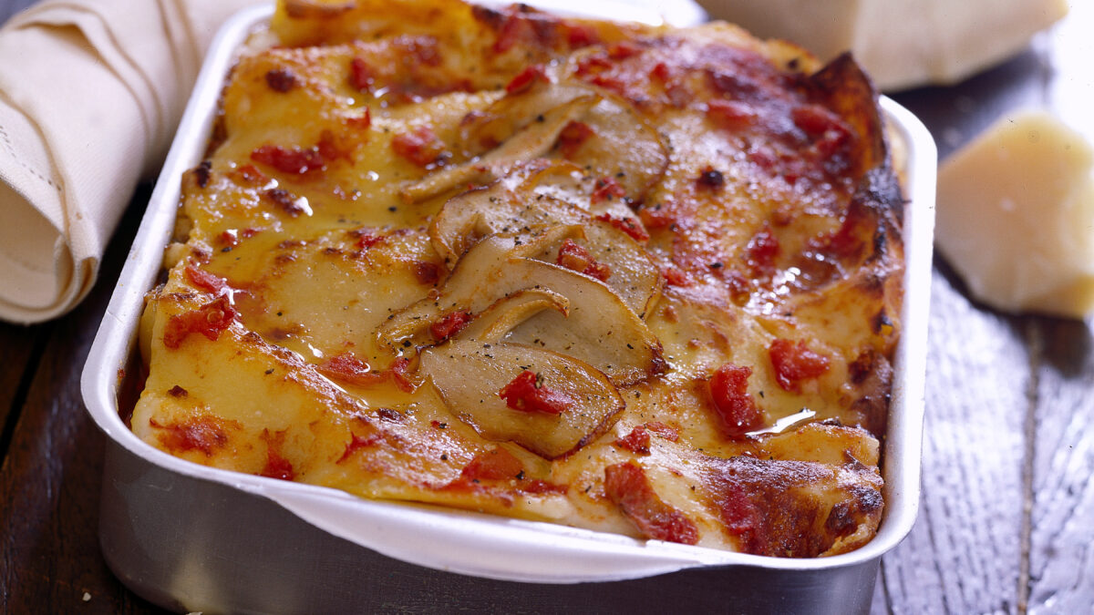 Lasagne alle verdure con robiola