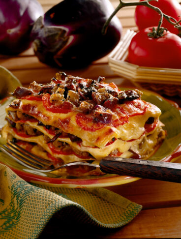 lasagne con parmigiana di melanzane Sale&Pepe ricetta