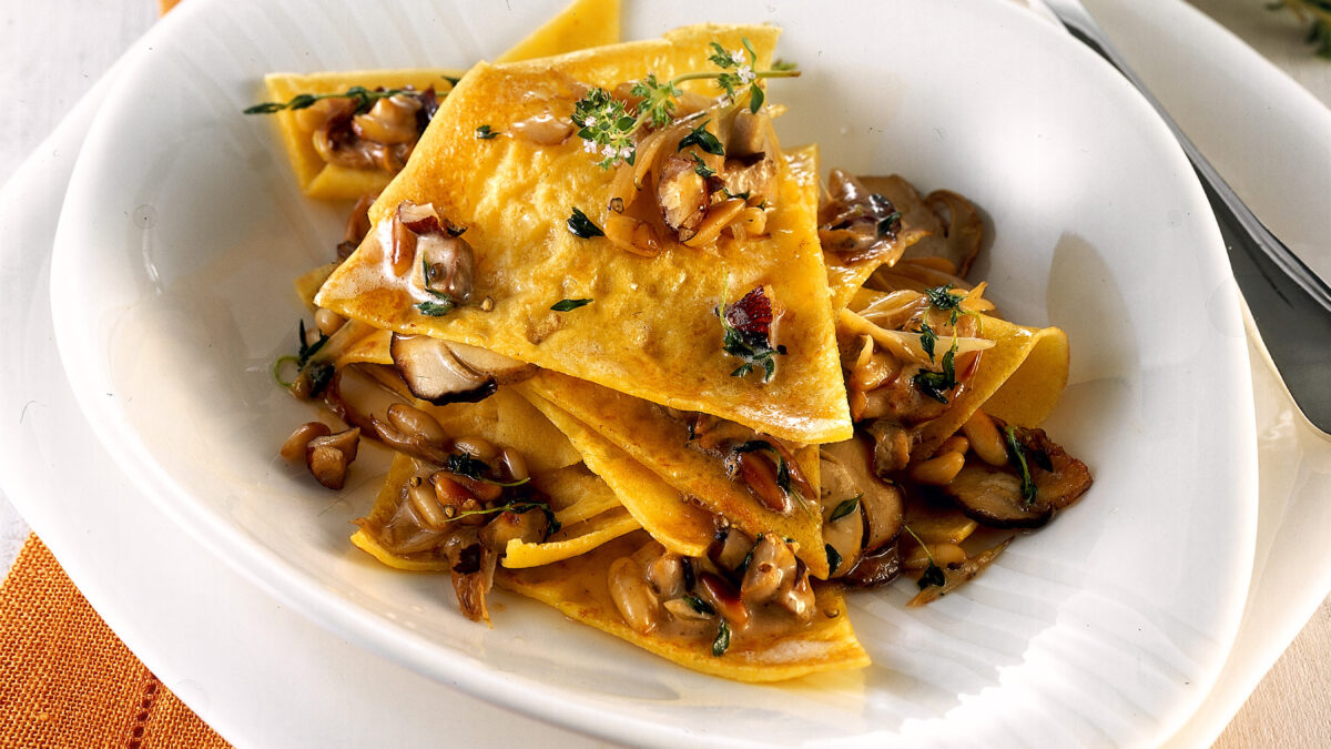 Lasagnette ai funghi porcini