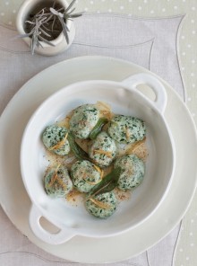 Malfatti di cicoria e spinacini