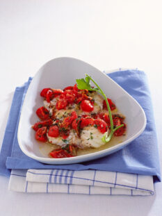 medaglioni-di-rana-pescatrice-con-pomodorini ricetta