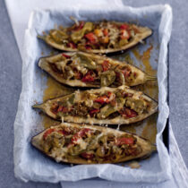 melanzane-con-friggitelli-pomodori-e-provola-affumicata ricetta