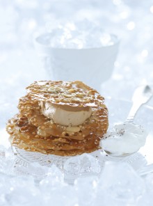 Millefoglie croccante al caffè al profumo di cardamomo
