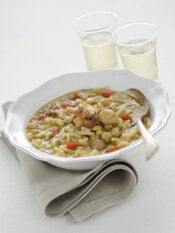 minestra-di-gramigna-ceci-e-prosciutto ricetta