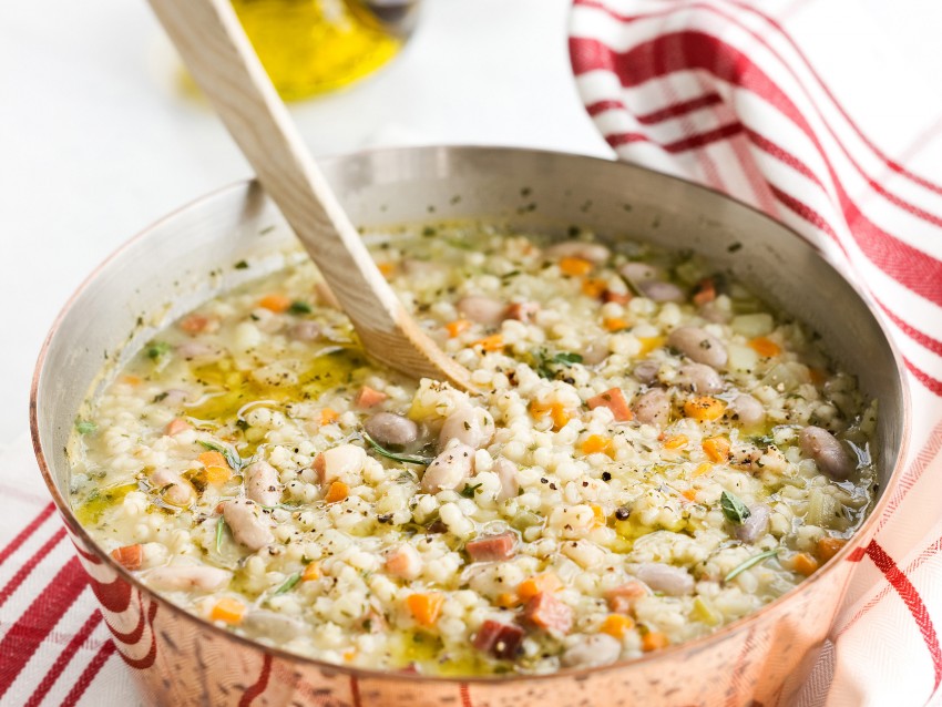 Minestra di orzo e fagioli | Sale&Pepe