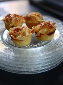 Le mini quiche Lorraine