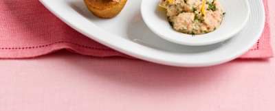 muffin-al-tonno-e-pistacchi-con-mousse-di-branzino