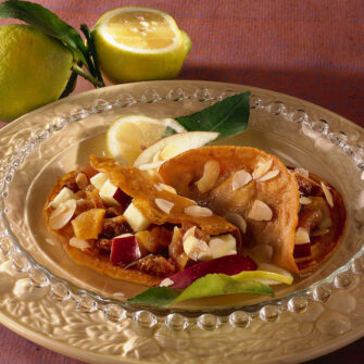 Pancakes con composta di frutta secca Sale&Pepe ricetta