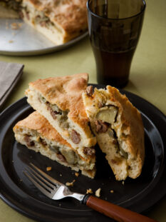 pane-con-salsiccia-e-carciofi ricetta