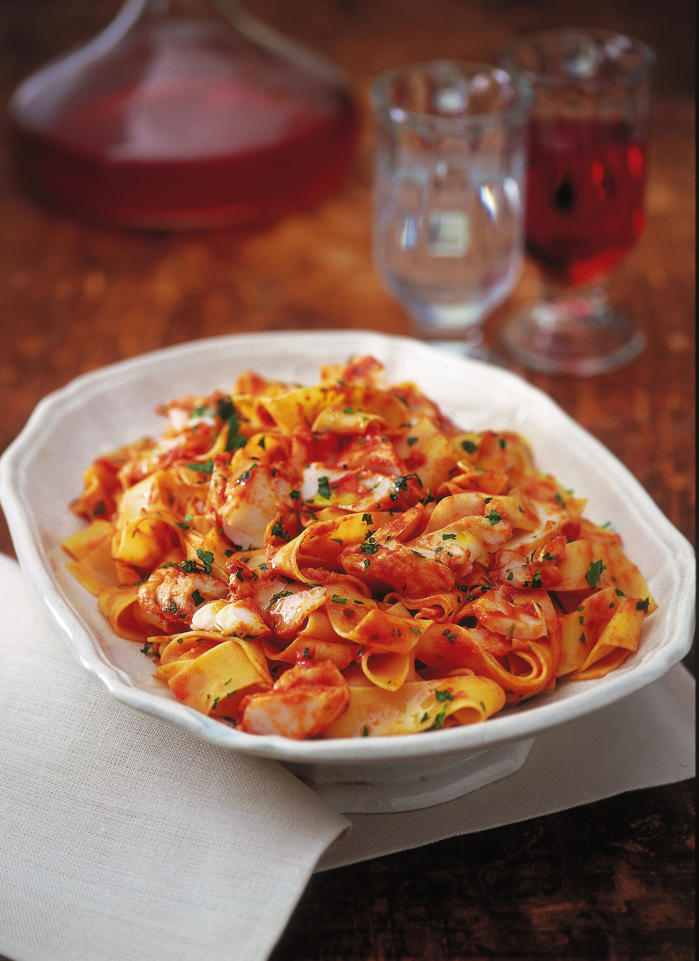 Pappardelle al sugo rosso di baccalà | Sale&Pepe