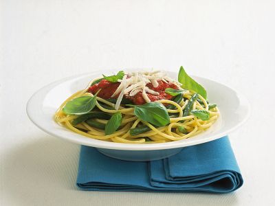 pasta-con-fagiolini-al-pomodoro