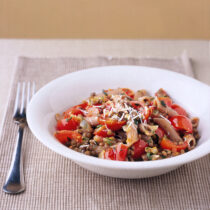 pasta-di-farro-con-lenticchie-e-pomodorini