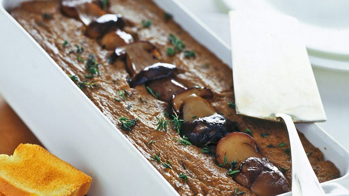 Patè alla boscaiola con timo e scalogno