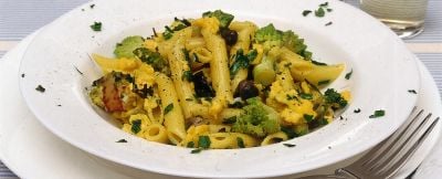 penne-con-broccoli-agli-aromi ricetta