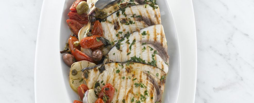 pesce-spada-con-pomodori-pendolini ricetta