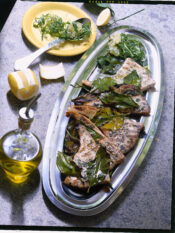 pesce spada in foglie di limone Sale&Pepe ricetta