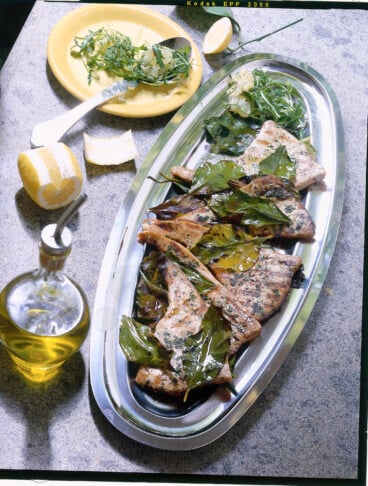 pesce spada in foglie di limone Sale&Pepe ricetta
