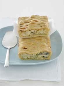 Il pie alle nocciole, pollo e gorgonzola