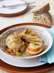 Pollo ruspante alle mele