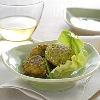 polpette con feta e sesamo Sale&Pepe ricetta