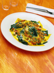 preparazione lasagnette-con-verdure