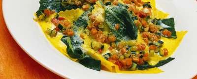 preparazione lasagnette-con-verdure