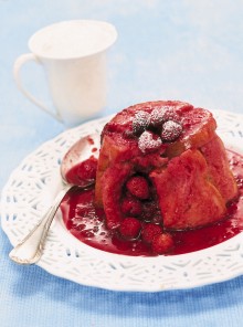 Il pudding ai frutti di bosco