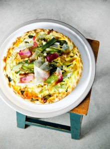 La quiche ai cipollotti