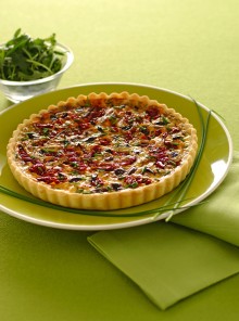 Quiche ai pomodori secchi e olive