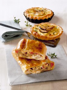 Quiche di funghi e patate