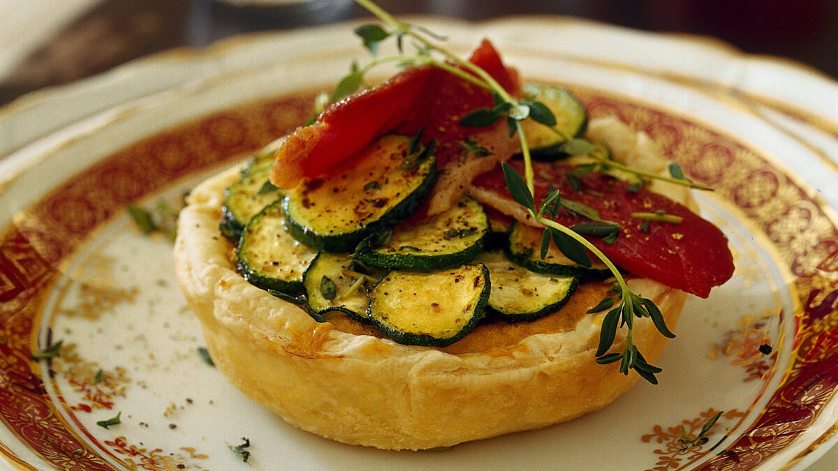 Quiche di zucchine e prosciutto