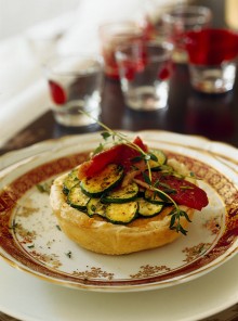 Quiche di zucchine e prosciutto