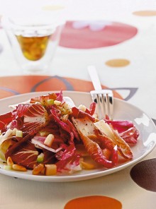 Radicchio con mele e uvetta