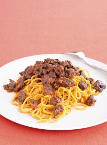 I bigoli chiari al ragù di cacciagione